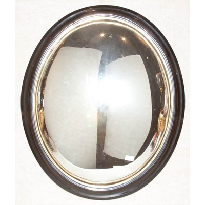 Lot 409 - Regency Style Ebonized Wood Bull's-Eye Mirror...