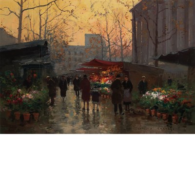 Lot 68 - Edouard Leon Cortes French, 1882-1969 Flower...