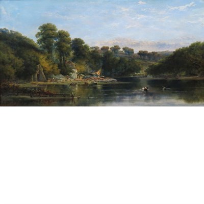 Lot 34 - William Pitt British, 1853-1890 Cottage and...