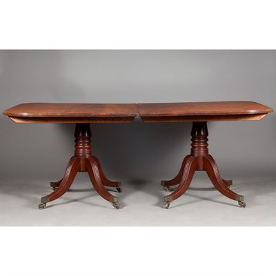 Lot 586 - William IV Mahogany Double-Pedestal Dining...