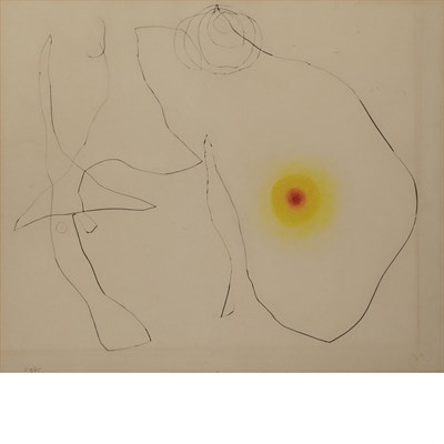 Lot 138 - Joan Miró (1893-1983) FLUX DE L'AIMANT Color...