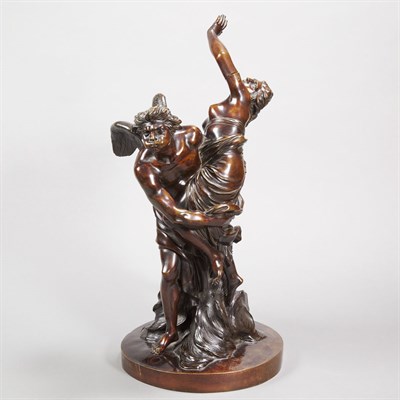 Lot 490 - Bronze Allegorical Figural Group Height 22...