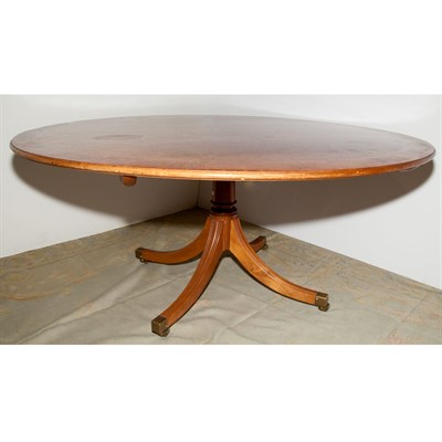 Lot 279 - Regency Style Mahogany Single-Pedestal...