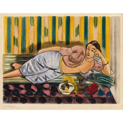 Lot 111A - After Henri Matisse ODALISQUE AU COFFRET ROUGE...
