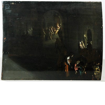 Lot 17 - Follower of Adam Elsheimer Christ Before...