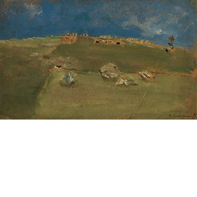 Lot 41 - Max Liebermann German, 1847-1935 Heuernte in...