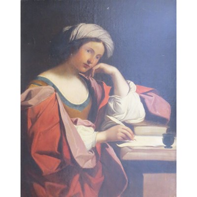 Lot 31 - After Guercino The Persian Sibyl Oil on canvas...
