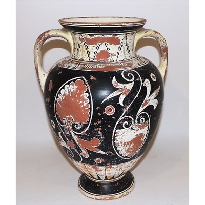 Lot 434 - Etruscan Style Painted Terra Cotta...