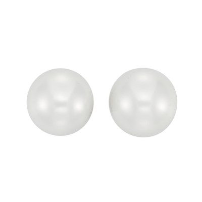 Lot 245 - Pair of South Sea Cultured Pearl Earclips