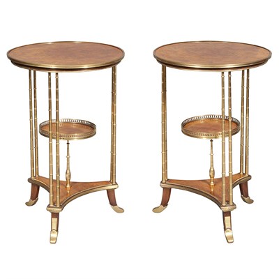 Lot 271 - Pair of Neoclassical Style Gilt-Metal Mounted...