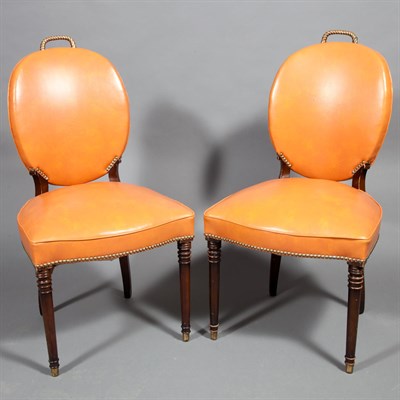 Lot 307 - Empire Style Marquetry Inlaid Mahogany and...