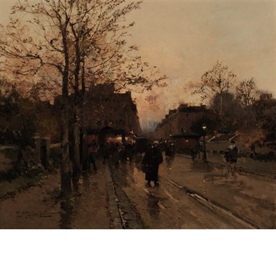 Lot 89 - Eugene Galien-Laloue French, 1854-1941 A Paris...