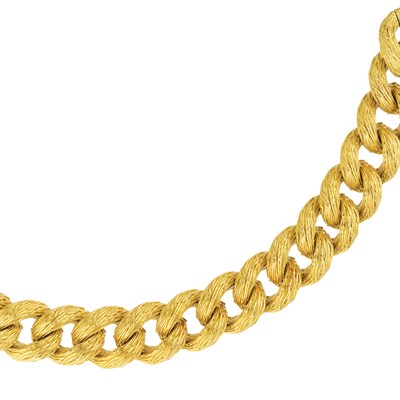 Lot 384 - Gold Link Bracelet