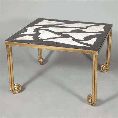 Lot 240 - 20th Century Design Low Table, 1960s Marble...