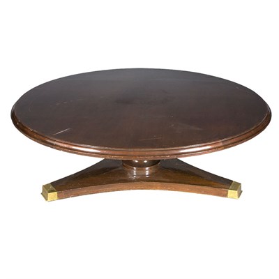 Lot 280 - Regency Style Mahogany Pedestal Low Table 20th...