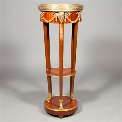 Lot 375 - Louis XVI Style Gilt-Metal Mounted Mahogany...