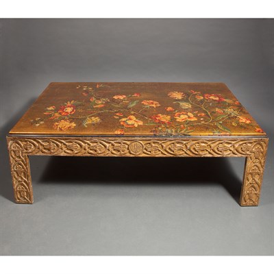Lot 164 - Chinoiserie Decorated Low Table 20th Century...