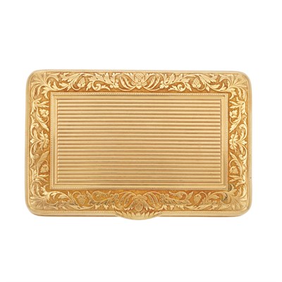 Lot 155 - Antique Gold Box, France