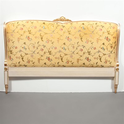 Lot 376 - Louis XVI Style Parcel Gilt and Painted...