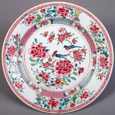 Lot 328 - Pair of Chinese Export Famille Rose Porcelain...