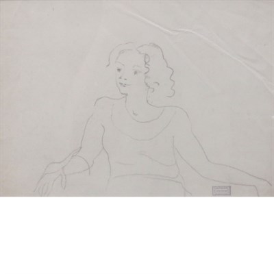 Lot 34 - Andre Derain French, 1880-1954 Portrait of the...
