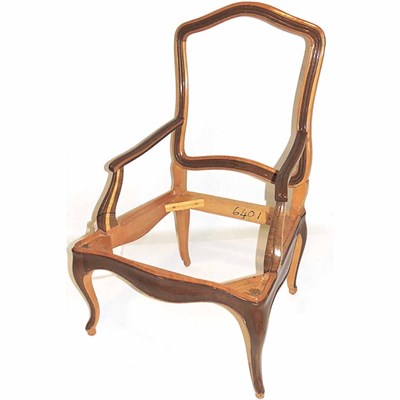 Lot 194 - Louis XV Style Chair Frame and a Chippendale...