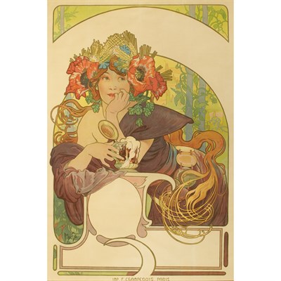 Lot 107 - Alphonse Mucha BIERES DE LA MEUSE (R./W. 27)...