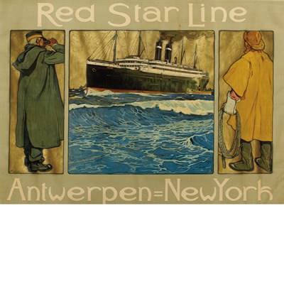 Lot 24 - Hendrick Cassiers (1858-1944) RED STAR LINE,...