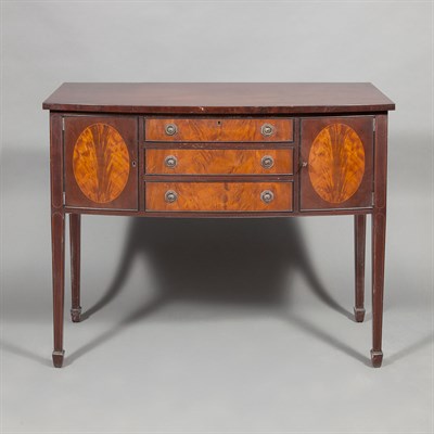 Lot 305 - George III Style Inlaid Mahogany Server The...