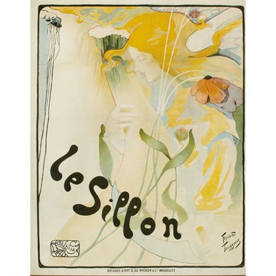 Lot 185 - Fernand Toussiant (1873-1955) LE SILLON Color...