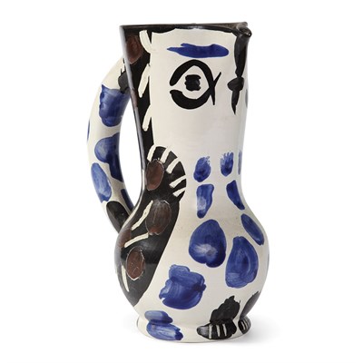 Lot 132 - Pablo Picasso SMALL OWL JUG (A.R. 293) Painted...