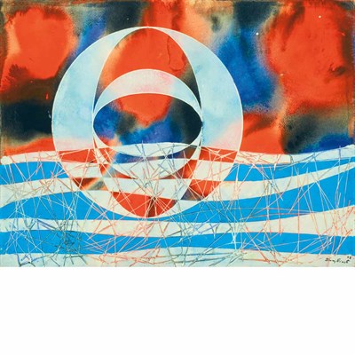 Lot 30 - Jimmy Ernst American, 1920-1984 Untitled, 1973...