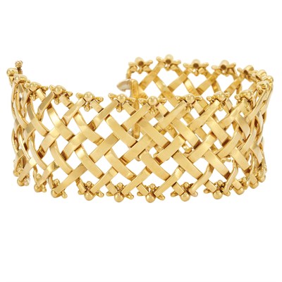 Lot 129 - Wide Gold Bracelet, Valentin Magro