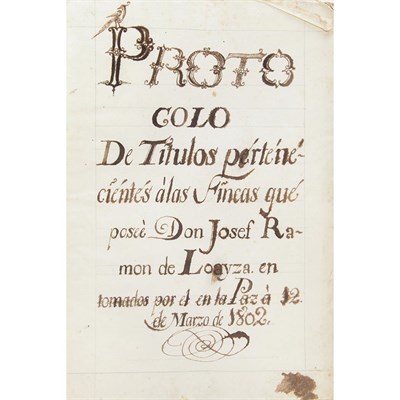 Lot 109 - [MANUSCRIPT] Collection of Deeds Belonging to...