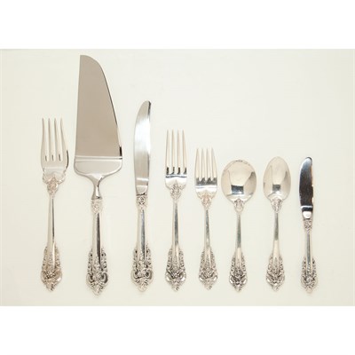 Lot 377 - Wallace Sterling Silver Flatware Service In...