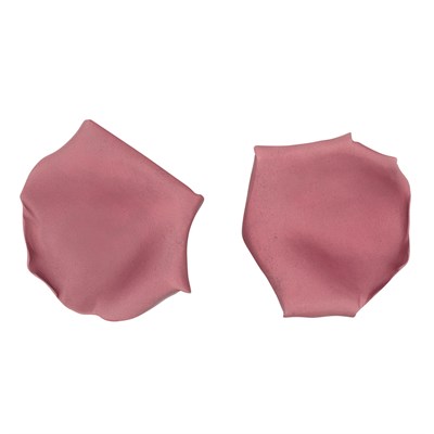 Lot 44 - Pair of Rose Aluminum Rose Petal Earclips, JAR, Paris