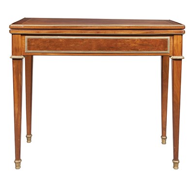Lot 517 - Louis XVI Style Gilt-Bronze Mounted Mahogany...