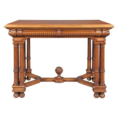 Lot 259 - Russian Baroque Style Mahogany Center Table A....
