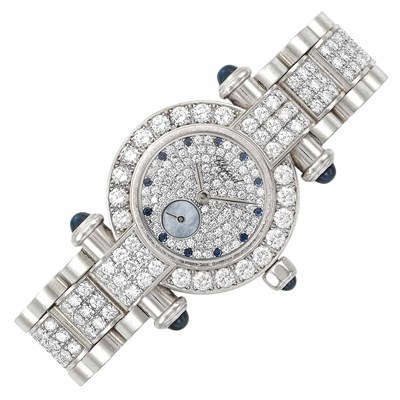 Lot 236 - White Gold, Diamond and Sapphire 'Imperiale' Wristwatch, Chopard