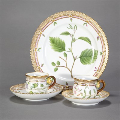 Lot 501 - Group of Royal Copenhagen Flora Danica...
