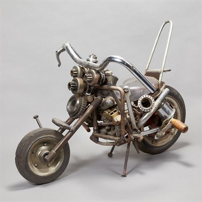 Lot 245 - 20th Century Design Miniature Motorcycle Mixed...