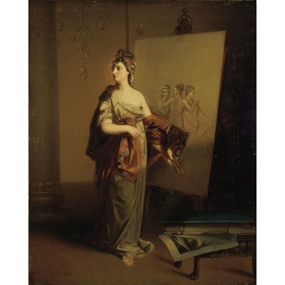 Lot 57 - Circle of Alexander Roslin Allegory of...