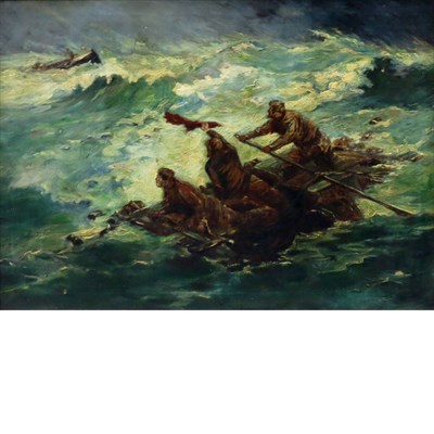 Lot 36 - American School 19th/20th Century Squall at...