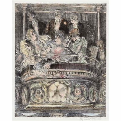 Lot 81 - Reginald Marsh (1898-1954) BOX AT THE...