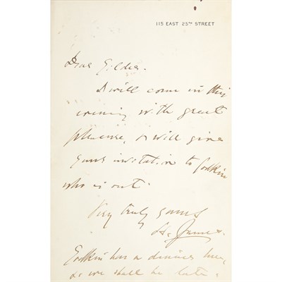 Lot 181 - JAMES, HENRY The Awkward Age. New York &...