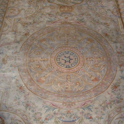 Lot 577 - Savonnerie Style Carpet China, second half of...