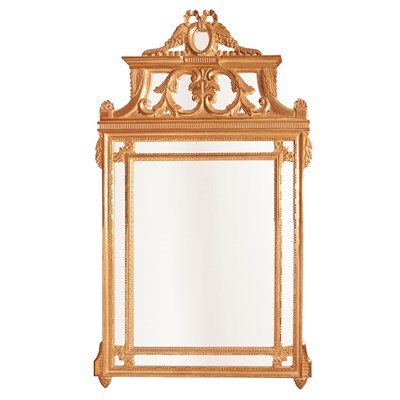 Lot 262 - Louis XVI Style Parcel Gilt and Gray Painted...