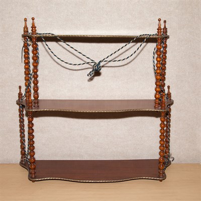 Lot 184 - Victorian Mahogany Hanging Shelf Height 27...