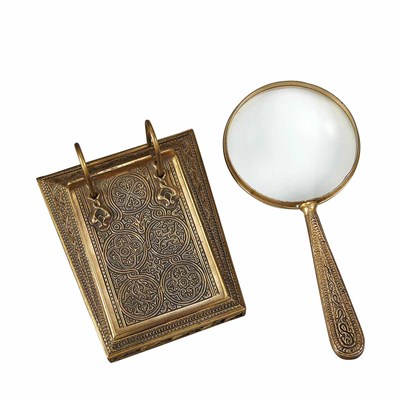 Lot 428 - Two Tiffany Studios Gilt-Bronze Desk Articles...