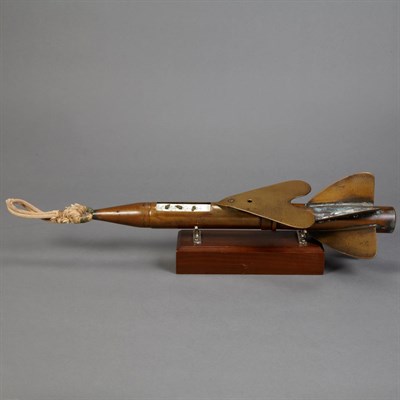 Lot 667 - Harpoon Taffrail Brass Ship's Log on Stand...